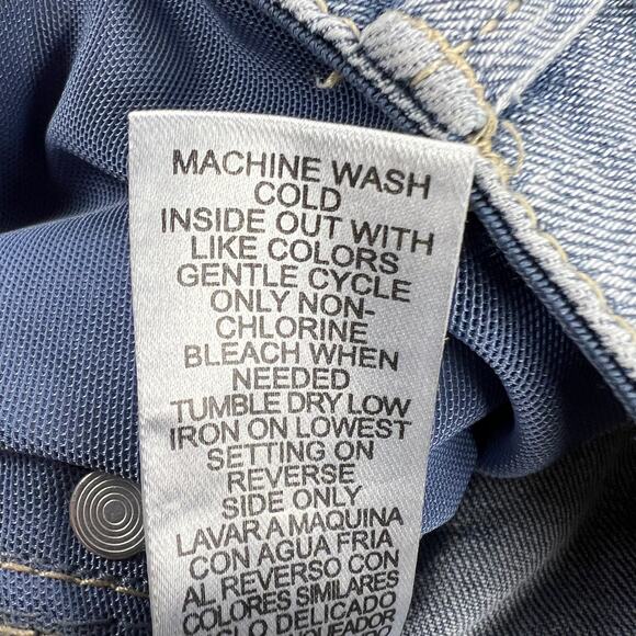 Democracy “Ab”solution Tummy Control Denim Midi Skirt Medium Light Wash Size 4 - Picture 15 of 16